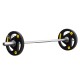 Everfit 16kg Barbell and Dumbbell Set, 120cm A3 Alloy Steel Bar, Cast Iron Rubber Plates, Home Gym Weightlifting Kit