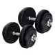 Everfit 20kg Adjustable Dumbbell Set with Non-Slip Handle, Plastic-Coated Weight Plates for Strength Training