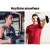 Everfit 20kg Adjustable Dumbbell Set with Non-Slip Handle, Plastic-Coated Weight Plates for Strength Training