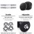 Everfit 10kg Adjustable Dumbbell Set with Non-Slip Handle & Cast Cement Plates for Strength Training