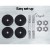 Everfit 10kg Adjustable Dumbbell Set with Non-Slip Handle & Cast Cement Plates for Strength Training
