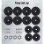Everfit 30kg Adjustable Dumbbell Set with Non-Slip Handle, Cast Cement Weight Plates, Ideal for Home Gym Workouts