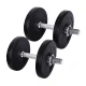 Everfit 15kg Adjustable Dumbbell Set with Non-Slip Handle, Cement Coated Plates for Safe, Effective Workouts
