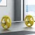 Everfit 46KG 120CM Barbell Set with 20KG Cast Iron Rubber-Coated Plates, Alloy Steel Bar, Non-Slip Grip, Yellow
