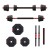 Everfit 20kg Adjustable Dumbbell & Barbell Set - Cast Iron, Space-Saving Home Gym Weights for Full-Body Workouts