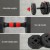 Everfit 20kg Adjustable Dumbbell & Barbell Set - Cast Iron, Space-Saving Home Gym Weights for Full-Body Workouts