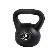 Everfit 16kg Kettlebell Set – Concrete Filled, PE Coating, Non-Slip Handle, Home Gym Weight Training Equipment