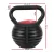 Everfit 18kg Adjustable Cast Iron Kettlebell Set, 10lbs–40lbs, Removable Plates, Quick Lock, Oversized Handle, Black
