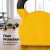 Everfit 20kg Kettlebell Cast Iron with PVC Neoprene Coating, Oversized Handle, Flat Base, Home Gym Weightlifting
