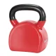 Everfit 24kg Kettlebell with PVC Neoprene Coating, Cast Iron Core, Oversized Handle, Stable Base, Red, Home Gym Fitness