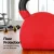 Everfit 24kg Kettlebell with PVC Neoprene Coating, Cast Iron Core, Oversized Handle, Stable Base, Red, Home Gym Fitness