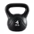 Everfit 4kg Kettlebell Set - Concrete Filled, Anti-Slip Grip, Floor-Friendly, for Strength & Cardio Workouts, Black