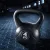 Everfit 4kg Kettlebell Set - Concrete Filled, Anti-Slip Grip, Floor-Friendly, for Strength & Cardio Workouts, Black