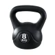 Everfit 8kg Concrete Filled Kettlebell with Anti-Slip Grip, Rubber Surface, Oversized Handle for Home Gym Workouts