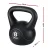 Everfit 8kg Concrete Filled Kettlebell with Anti-Slip Grip, Rubber Surface, Oversized Handle for Home Gym Workouts