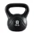 Everfit 8kg Concrete Filled Kettlebell with Anti-Slip Grip, Rubber Surface, Oversized Handle for Home Gym Workouts