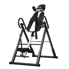 Everfit Inversion Table Grey with Adjustable 180° Range, Padded Backrest, Steel Frame, 120kg Capacity, Foldable