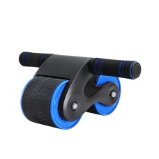 Everfit Ab Roller Automatic Rebound Wheel, Stable Triangular Design, Non-Slip Grip, 25x10x15cm, Blue, Home Gym