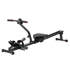 Everfit Hydraulic Rowing Machine Rower, 12-Level Resistance, Steel Glide Rail, Foldable, LCD, Home Gym 110kg