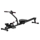 Everfit Hydraulic Rowing Machine Rower, 12-Level Resistance, Steel Glide Rail, Foldable, LCD, Home Gym 110kg