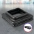 Everfit 2X Aerobic Step Riser - Adjustable 5cm Height Increments, Non-Skid Pads, 40x40x8cm Black - Home & Gym Fitness