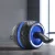 Everfit Ab Roller Carver Automatic Rebound Wheel, 16cm Wide, Non-Slip Grip, Removable Handles, Knee Pad Included