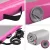Everfit GoFun 3X1M Inflatable Air Track Mat with Pump - 1000-Denier Fabric, Pink, Portable, Anti-Slip, Ideal for Gymnast