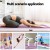 Everfit 3M Inflatable Air Track Mat, Purple - Gymnastics, Cheerleading, Yoga - 1000D Fabric, 10cm Thick, 1-Year Warranty