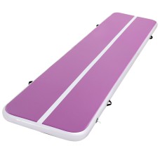 Everfit 4M Purple Inflatable Air Track Mat for Gymnastics & Cheerleading - Durable 1000-Denier Fabric, Portable Design