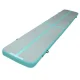 Everfit GoFun 5X1M Inflatable Air Track Mat - Mint Green, 1000-Denier Fabric, Non-Slip, Portable Gymnastics Floor