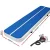 Everfit 5x1M Inflatable Air Track Mat 20CM Thick with Pump - Durable 1000-Denier, Anti-Slip Gymnastics Blue Mat