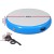 Everfit 1m Round Air Track Spot Inflatable Gymnastics Tumbling Mat with Pump, 1000D Double-Wall, Blue, Anti-Slip