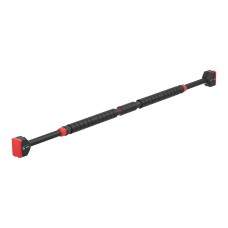 Everfit Adjustable Pull-Up Bar 90-125CM - Telescopic Doorway Chin Up Bar with 300KG Support & Safety Lock, Steel & Foam Everfit Adjustable Pull-Up Bar 90-125CM - Telescopic Doorway Chin Up Bar with 300KG Support & Safety Lock, Steel & Foam