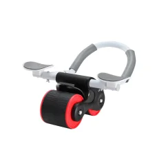 Everfit Ab Roller Automatic Rebound Wheel with Knee Pad, Foam Grip, Non-Slip, 44x10x21cm, Home Gym Fitness Equipment