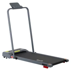 Everfit 380mm Grey Electric Walking Pad Treadmill - Compact, Incline, Bluetooth Control, Foldable, Under Desk Fitness