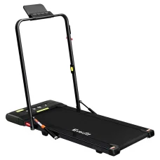 Everfit Treadmill Electric Walking Pad 400mm Wide Belt, 2-in-1 Under Desk, Foldable Home Gym, 110kg, Black