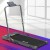 Everfit 2-in-1 Electric Treadmill Walking Pad, Under Desk Home Gym, 400mm Wide Belt, Foldable, Grey, 110kg Capacity