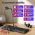 Everfit 2-in-1 Electric Treadmill Walking Pad, Under Desk Home Gym, 400mm Wide Belt, Foldable, Grey, 110kg Capacity
