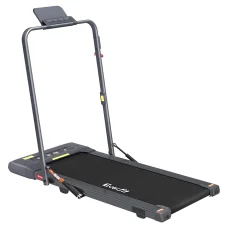 Everfit 2-in-1 Electric Treadmill Walking Pad, Under Desk Home Gym, 400mm Wide Belt, Foldable, Grey, 110kg Capacity