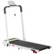 Everfit Electric Walking Pad Treadmill White, Foldable with Incline, Bluetooth, Shock Absorption, No Assembly, Home Gym