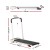 Everfit Electric Walking Pad Treadmill White, Foldable with Incline, Bluetooth, Shock Absorption, No Assembly, Home Gym