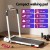 Everfit Electric Walking Pad Treadmill White, Foldable with Incline, Bluetooth, Shock Absorption, No Assembly, Home Gym