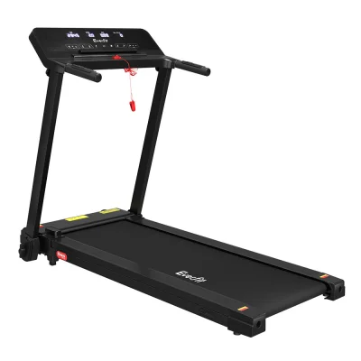 Everfit Electric Treadmill 2.5HP Foldable Home Gym Fitness, 12 Programs, 420mm Belt, LCD, Bluetooth, Black