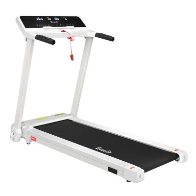 Everfit Foldable Electric Treadmill 2.5HP 12-Programme Home Gym, 420mm Belt, LCD, Bluetooth, White, 110kg Capacity