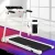 Everfit Electric Treadmill 2.5HP Foldable 12 Programs 450mm Belt Home Gym Fitness Equipment White LCD Bluetooth