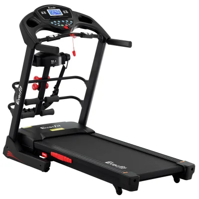 Everfit Electric Treadmill with Massager, 480mm Wide Belt, Foldable, 5.0HP, 150kg Capacity, Incline, Bluetooth