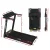 Everfit Foldable Electric Treadmill 2.5HP 14km/h 12 Programs LCD 117x45cm Home Gym Black Fitness Exercise