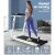 Everfit Foldable Electric Treadmill, 12 Programs, 1-14km/h Speed, LCD, 450mm Belt, White, Home Gym Fitness