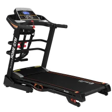 Everfit Electric Treadmill Home Gym 3.5HP 18 Speed 15 Incline LCD, Massage Belt, Dumbbells, 48cm Wide, Foldable