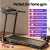 Everfit Electric Treadmill 390mm Incline Home Gym: Foldable, Bluetooth, 12 Programs, 16km/h Speed, Dual Speakers